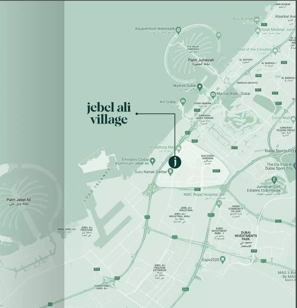 Jebel Ali Village Townhouses By Nakheel media